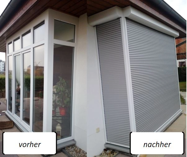 MIT UND OHNE VORBAUROLLLADEN: Vorbaurollladen Aluminium ID Rollladen Abb.: mit-und-ohne-vorbaurollladen.jpg