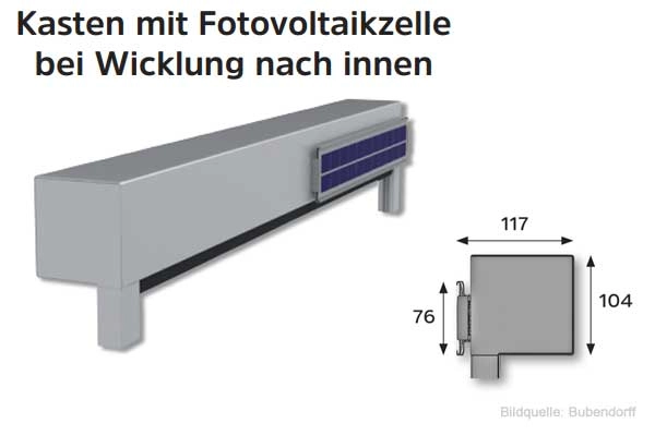 IDZIP MARKISE WICKLUNG INNEN: IDzip Solar Senkrechtmarkise mit Laufschienen Abb.: idzip-markise-wicklung-innen.jpg