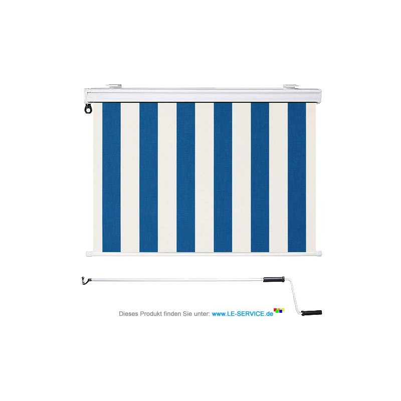 SENKRECHTMARKISE 8910 BLANC BLEU: Senkrechtmarkise Vertikalmarkise senkrechter Sichtschutz Abb.: senkrechtmarkise-8910-blanc-bleu.jpg