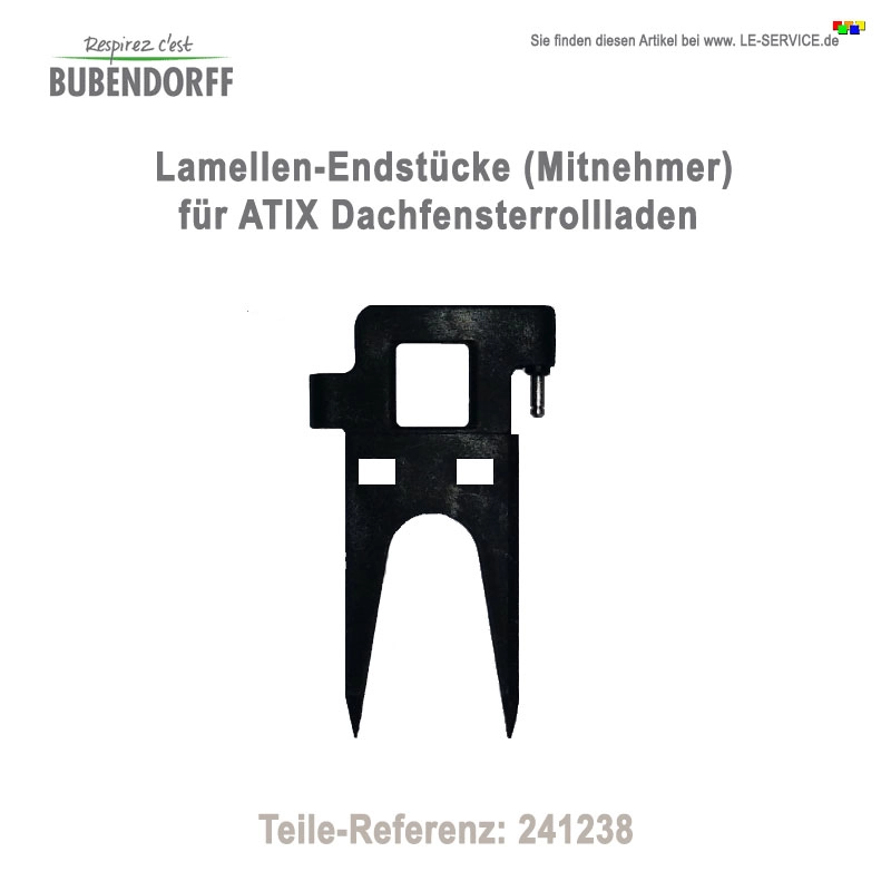50 Lamellen Endst cke ATIX Rollladen Ref 241238 Abbildung 5 für 50 Lamellen-Endstücke ATIX Rollladen - Ref 241238