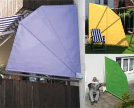 Abbildung 5 für Wandklappschirm 1750 mm (1,75 x 1,75 m)