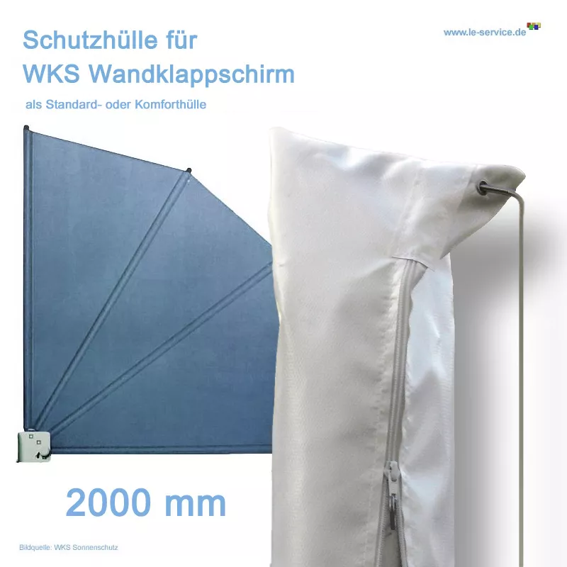 WKS Schutzhülle für WKS-Wandklappschirm 2000 mm - Grau, Weiss oder Beige: Schutzhülle für WKS Wandklappschirm Größe 200 cm 2000 mm Farbe Grau, Weiss oder Beige WKS Schutzhülle für WKS-Wandklappschirm 2000 mm - Grau, Weiss oder Beige: Schutzhülle für WKS Wandklappschirm Größe 200 cm 2000 mm Farbe Grau, Weiss oder Beige