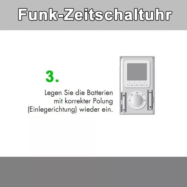 Abbildung 4 für Funkzeitschaltuhr bis zu 30 Kompakt-Rollladen in max 4 Gruppen