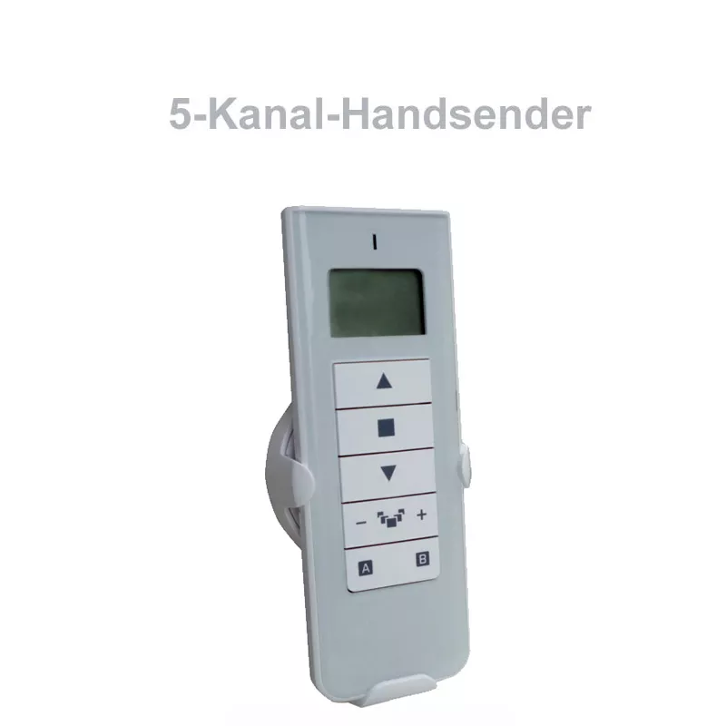 Zusätzlicher 5-Kanal-Handsender für KOMPAKT-Rollladen: Zusätzlicher Handsender für KOMPAKT Rollladen C12, C14 und C16  Zusätzlicher 5-Kanal-Handsender für KOMPAKT-Rollladen: Zusätzlicher Handsender für KOMPAKT Rollladen C12, C14 und C16