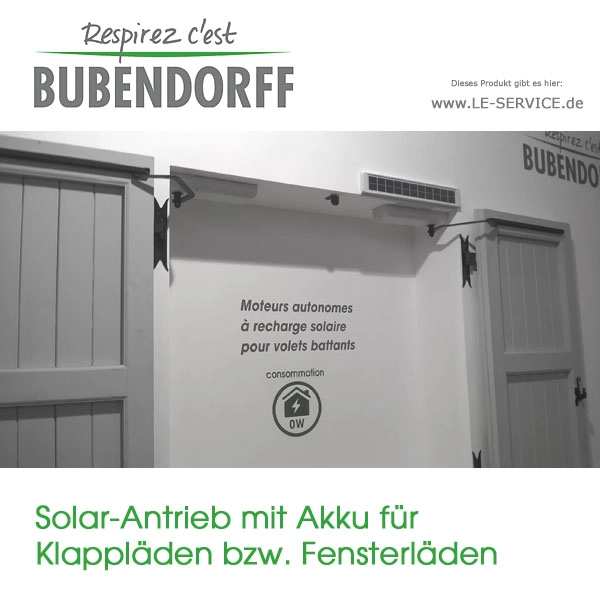 Abbildung 1 für Solarbetriebener Antrieb für Fensterladen und Klappläden ID3