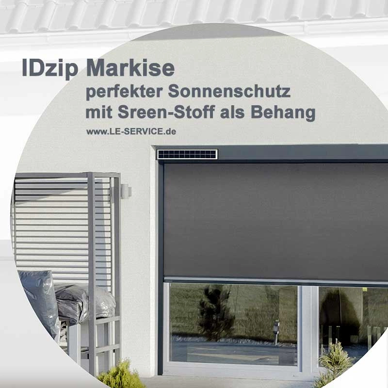 IDzip Solar Senkrechtmarkise mit Laufschienen Abbildung 4 für IDzip Solar Senkrechtmarkise mit Laufschienen
