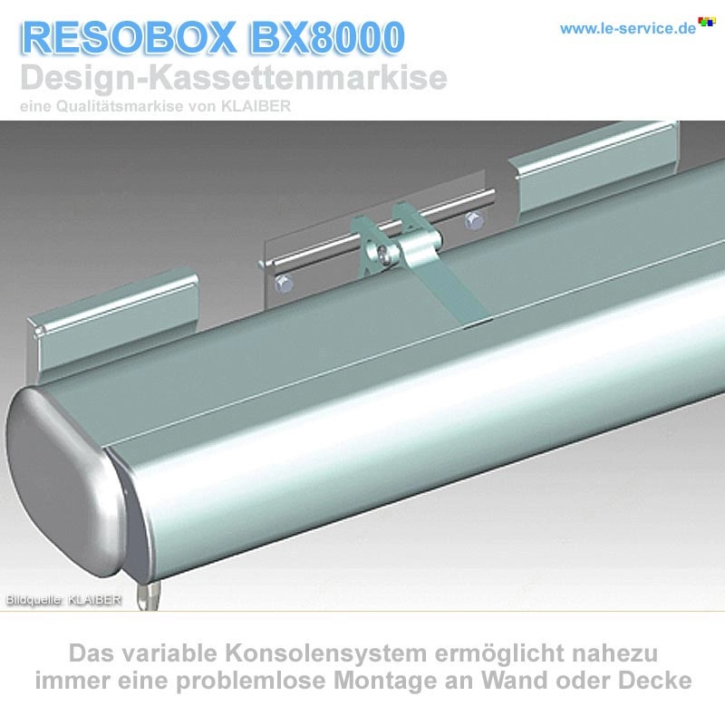 RESOBOX BX8000 Kassettenmarkise bis Breite 18m Abbildung 4 für RESOBOX BX8000 Kassettenmarkise bis Breite 18m