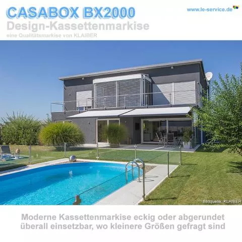 KLAIBER CASABOX BX2000 Kassettenmarkise - Detailansicht 5 KLAIBER CASABOX BX2000 Kassettenmarkise - Detailansicht 5