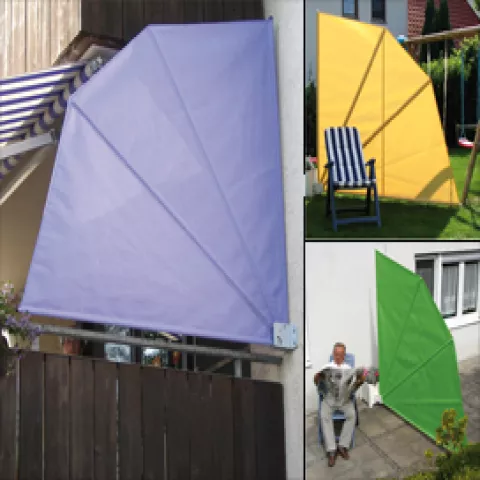 WKS Wandklappschirm 2000 mm (2 m x 2 m) - Detailansicht 5