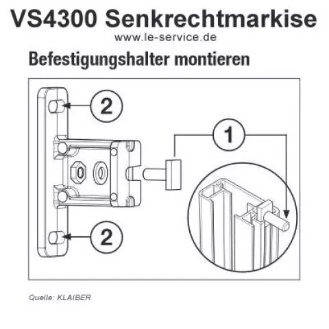 KLAIBER VERTICAL-LIGHT VS4300-R und VS 4300-E - Detailansicht 2