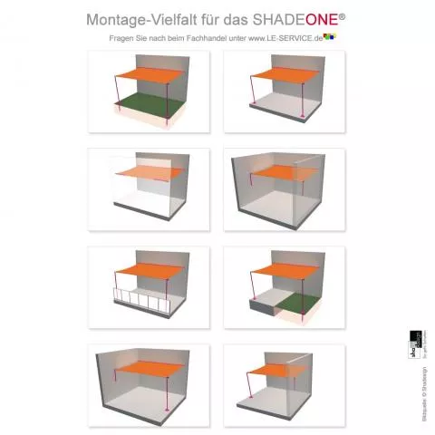 SHADESIGN SHADEONE® INOX Sonnensegel mit Säulen aus Edelstahl - Twister-Segel - Detailansicht 3 SHADESIGN SHADEONE® INOX Sonnensegel mit Säulen aus Edelstahl - Twister-Segel - Detailansicht 3