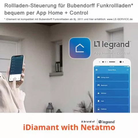 Bubendorff iDiamant - die neue Smart Home Steuerung für Bubendorff Funkrollladen - Detailansicht 3