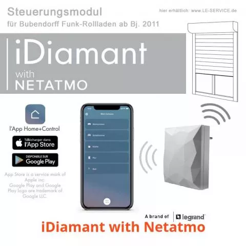 Bubendorff iDiamant - die neue Smart Home Steuerung für Bubendorff Funkrollladen - Detailansicht 4