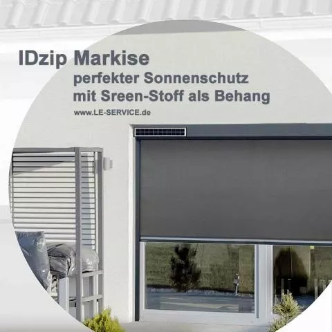 Bubendorff IDzip Solar Senkrechtmarkise mit Laufschienen - Detailansicht 4 Bubendorff IDzip Solar Senkrechtmarkise mit Laufschienen - Detailansicht 4