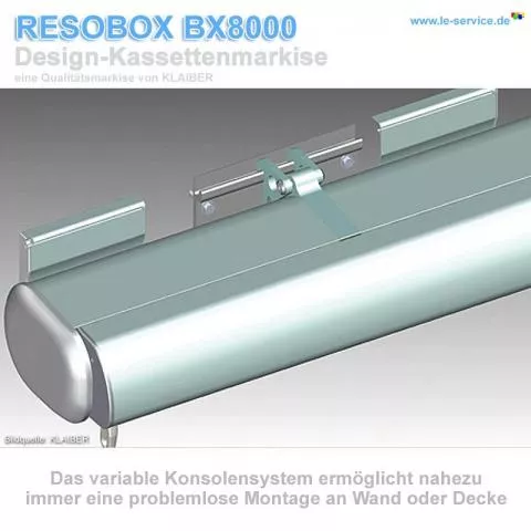 KLAIBER RESOBOX BX8000 Kassettenmarkise bis Breite 18m - Detailansicht 4 KLAIBER RESOBOX BX8000 Kassettenmarkise bis Breite 18m - Detailansicht 4