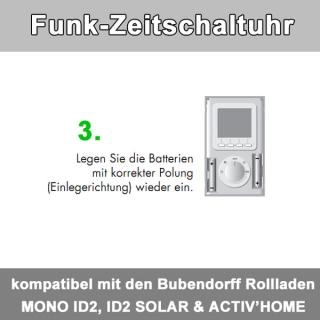 Artikelbild: 4: Funkzeitschaltuhr ID2 bis zu 30 Bubendorff-Rollladen in 4 Gruppen