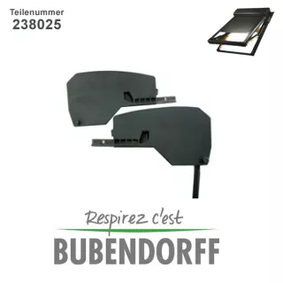 Kasten Seitenteile ATIX Dachfensterrollladen - Ref 238025 Seitenteile Halter rechts + li...