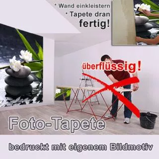 Foto-Tapete mit Wunschmotiv - Vliestapete mit oder ohne Struktur