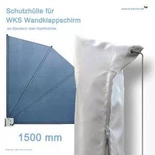 Artikelbild WKS Schutzhülle für WKS-Wandklappschirm 1500 mm - Grau, Weiss oder Beige