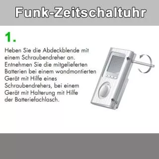 Artikelbild: 2: Funkzeitschaltuhr bis zu 30 Kompakt-Rollladen in max 4 Gruppen