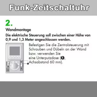 Artikelbild: 3: Funkzeitschaltuhr bis zu 30 Kompakt-Rollladen in max 4 Gruppen