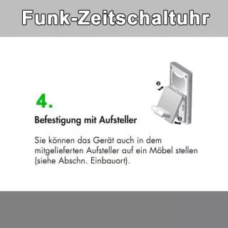 Artikelbild: 5: Funkzeitschaltuhr bis zu 30 Kompakt-Rollladen in max 4 Gruppen