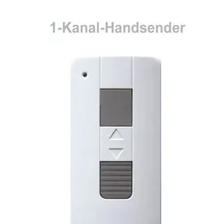 Zusätzlicher 1-Kanal-Handsender für KOMPAKT-Rollladen Zusätzlicher 1-Kanal-Handsend...