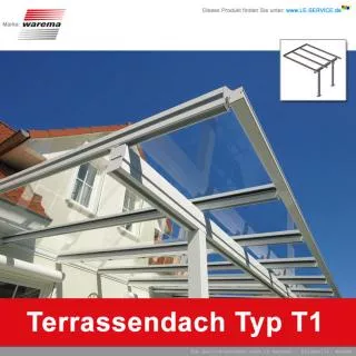 WAREMA Terrassendach T1 Aluminium - Beschattung optional Terrassendach WAREMA T1 aus Al...