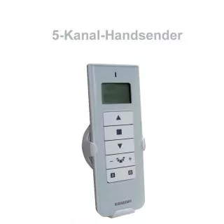 Zusätzlicher 5-Kanal-Handsender für ID2 Rollläden - ab 2010 Zusätzlicher 5-Kanal-Handsend...