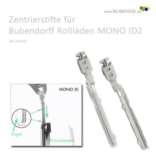 Bubendorff 1 Paar Zentrierstifte MONO ID2 Rollladen - Ref 256008 Verbindungsstift Zentrierstift zwischen Kasten und Führung für Bubendorff Rollladen iD1 bzw. ID2 | Teilereferenz 256008