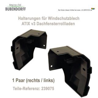 Bubendorff 1 Paar Halter Dachfensterrollladen ATIX v3 - Ref 239075 Montagezubehör / Halter für Bubendorff Dachfensterrollladen ATIX v3 | Teilereferenz 239075 Bubendorff 1 Paar Halter Dachfensterrollladen ATIX v3 - Ref 239075 Montagezubehör / Halter für Bubendorff Dachfensterrollladen ATIX v3 | Teilereferenz 239075