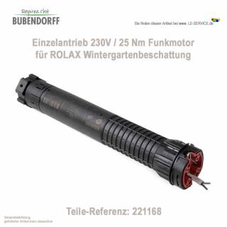 Bubendorff Einzelantrieb 221168 Funkmotor links für ROLAX Beschattung ab Bj 2006 Einzelantrieb Funk für Bubendorff ROLAX v3 Wintergartenbeschattung ab ca. 2006 Bubendorff Einzelantrieb 221168 Funkmotor links für ROLAX Beschattung ab Bj 2006 Einzelantrieb Funk für Bubendorff ROLAX v3 Wintergartenbeschattung ab ca. 2006