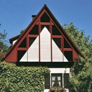 Artikelbild: 3: Schrägrollladen Studio Star mit Kasten unten