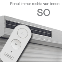 Typ SO Funkmotor Solar kabellos mit FB, Akku und Solarpaket