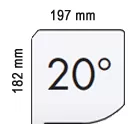Bild für Typ C18 (H x T = 182 x 197 mm) vergrössern...
