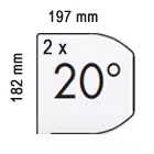 Bild für Typ C18 (H x T = 182 x 197 mm) vergrössern...