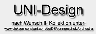 UNI lt. Orchestra-Kollektion (Farbcode: UNI lt. Orchestra-Kollektion unter: https://www.dickson-constant.com (bitte im Warenkorb die gewünschte Orchestra Stoffnummer angeben))