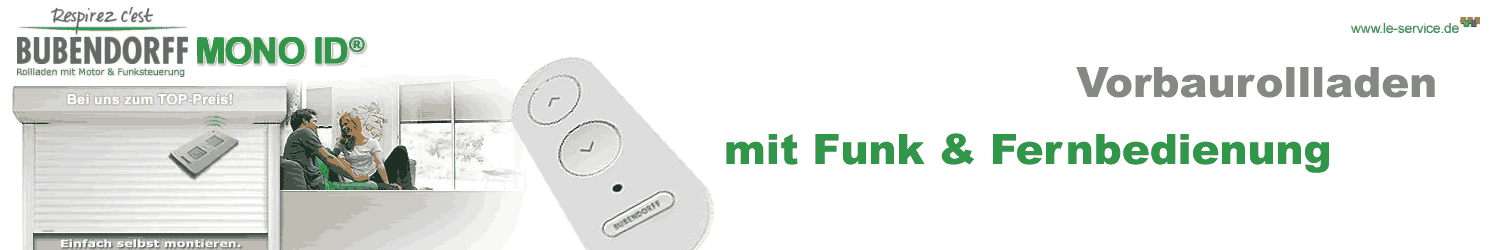 ID+ Vorbaurollladen Funk FB Alu Rollladen