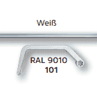 Arm-Farbe Weiß 101 RAL 9010 Arm-Farbe Weiß 101 RAL 9010