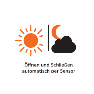 Automatik per Sensor Klappladenantrieb Automatik per Sensor