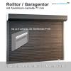 Rolltor Garagentor mit Kasten Aluminium Lamelle 77 